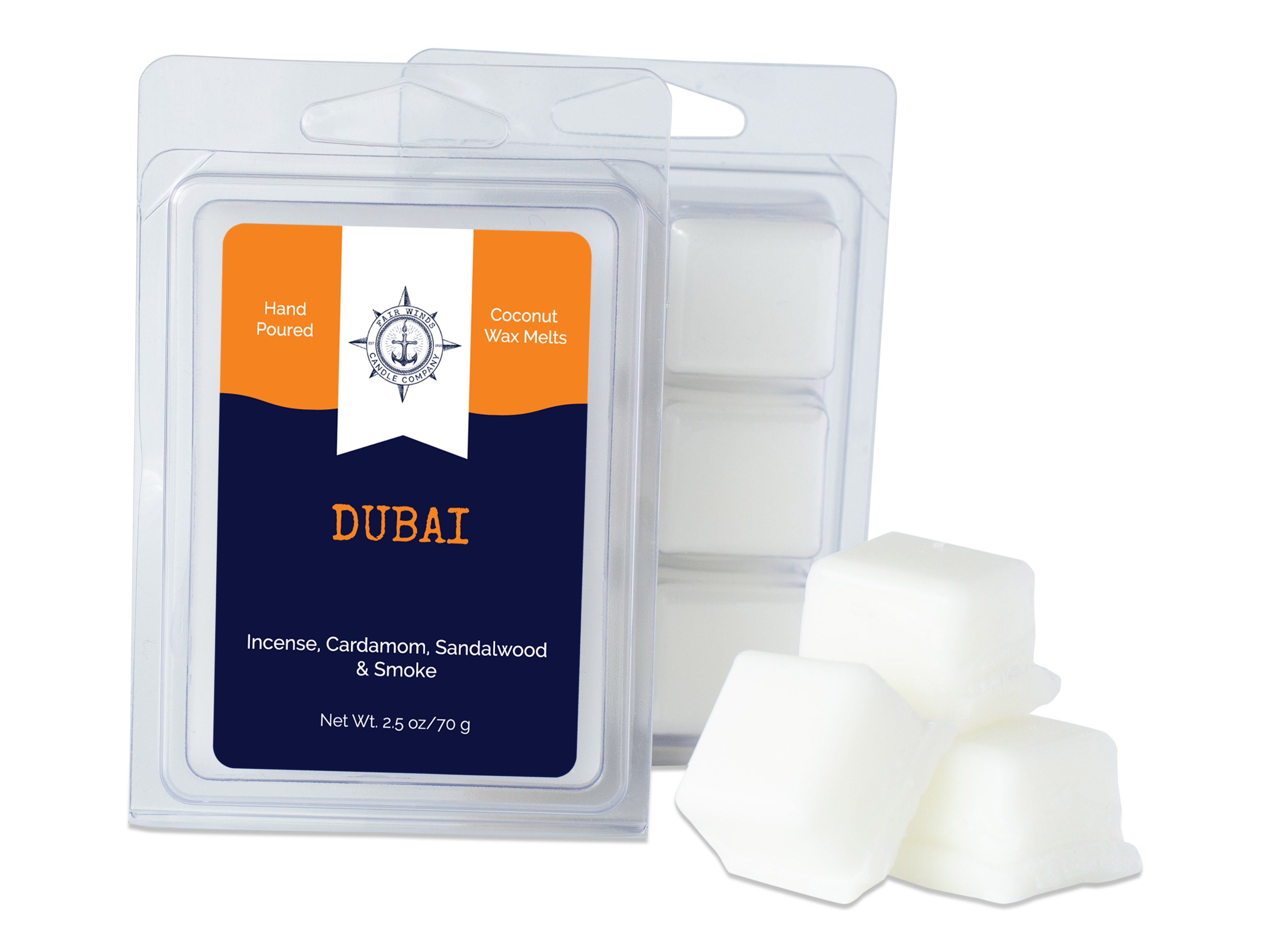 Dubai 2.5 oz. Wax Melts - | Fair Winds Candle Company